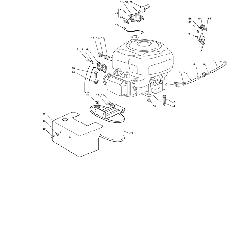 Mountfield 1436M Lawn Tractor (299951383-M06 [2006]) Parts Diagram,  B&S