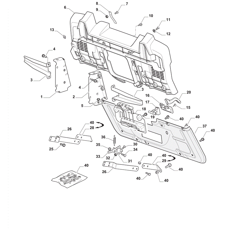 Mountfield 3000SH Lawn Tractor (2012) Parts Diagram, Page 2