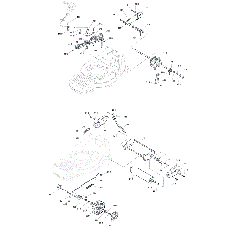Mountfield M484R  (2008) Parts Diagram, Page 3