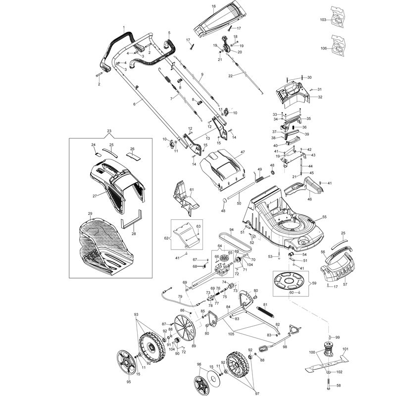 Oleo-Mac MAX 48 TK ALLROAD ALUMINIUM (K650 (MAX 48 TK ALLROAD ALUMINIUM (K650) (2018)) Parts Diagram, Illustrated parts list