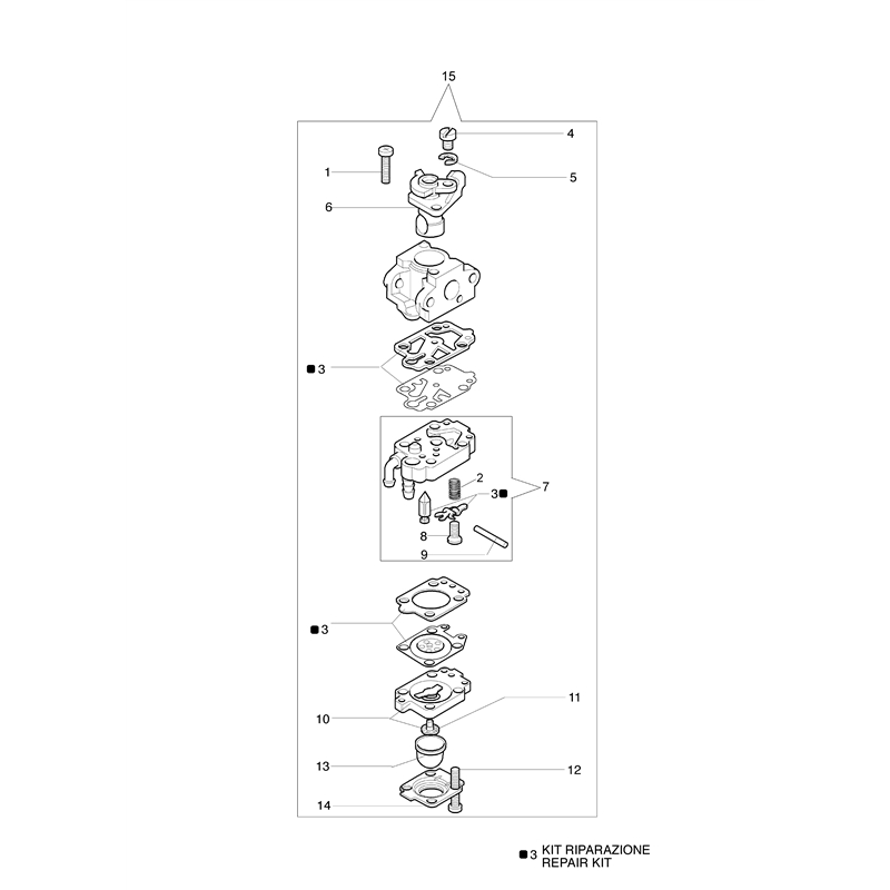Oleo-Mac 726 T (726 T) Parts Diagram, 205