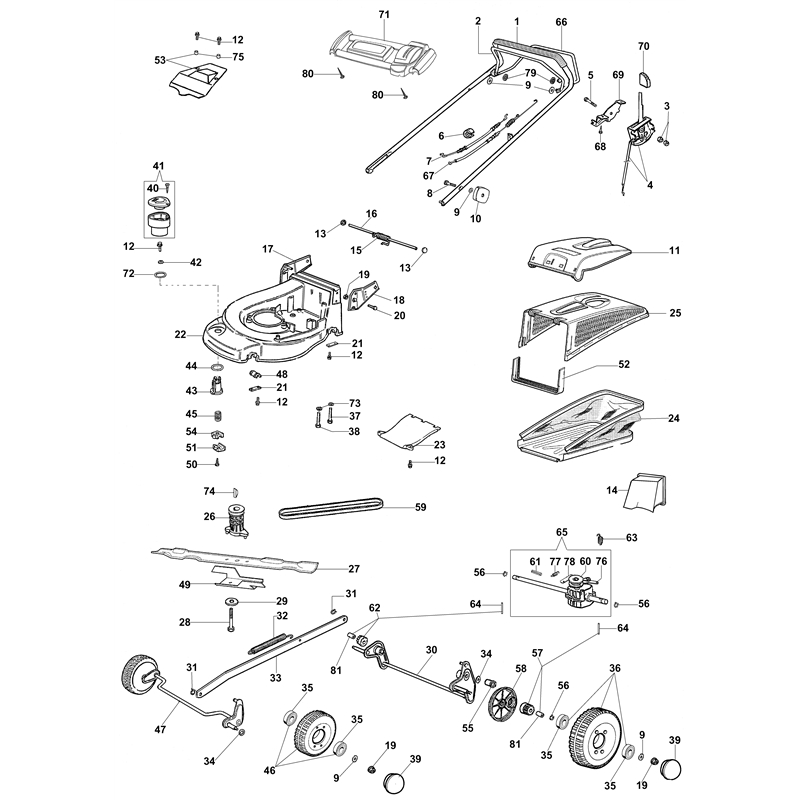 Oleo-Mac MAX 48 TH Plus-Cut (MAX 48 TH Plus-Cut) Parts Diagram, Illustrated parts list (Until May 2007)