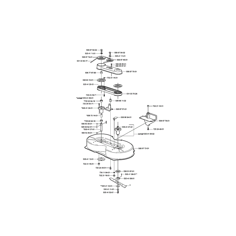 Husqvarna  Rider 15 V2 (2004) Parts Diagram, Page 18