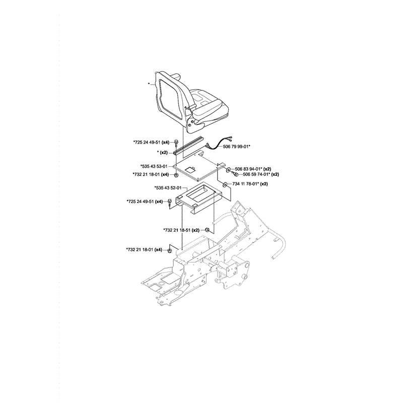 Husqvarna  Rider Pro Flex 21 (2004) Parts Diagram, Page 23