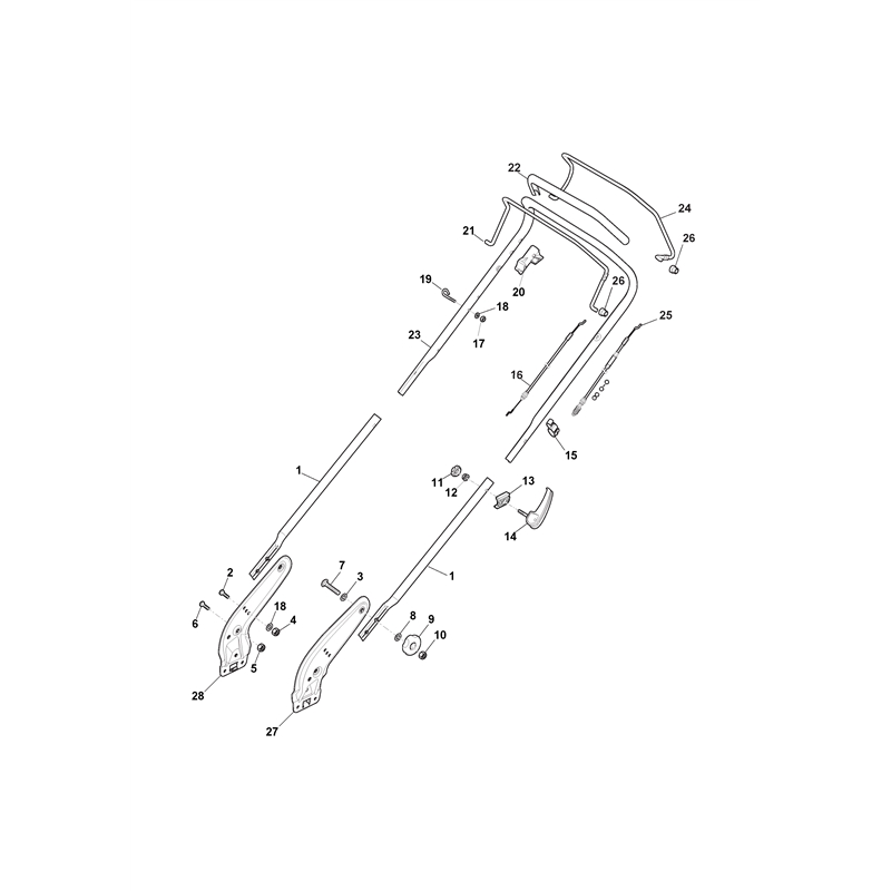 ATCO (New From 2012) LINER 18S  (2012) (2012) Parts Diagram, Handle, Upper Part