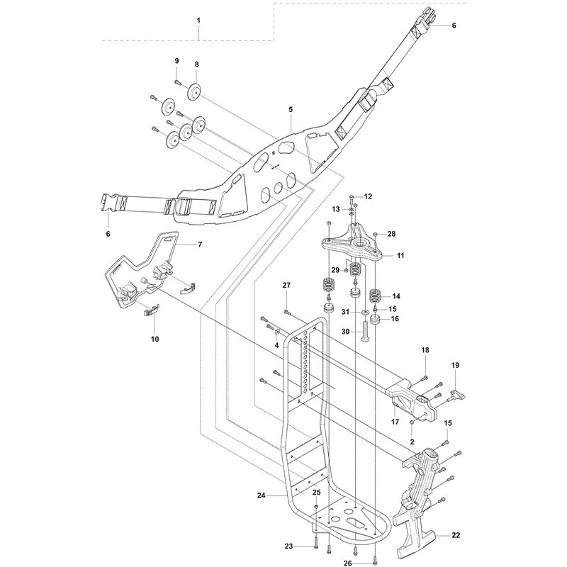 Husqvarna  535FBX (2010) Parts Diagram, Page 1