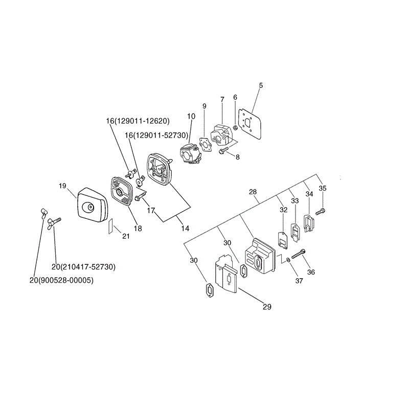 Echo HC-1600 Hedgetrimmer (HC1600) Parts Diagram, Page 3
