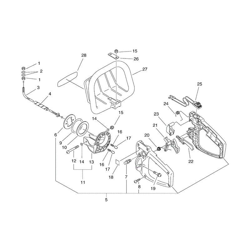 Echo HCR-1510 Hedgetrimmer (HCR1510) Parts Diagram, Page 5