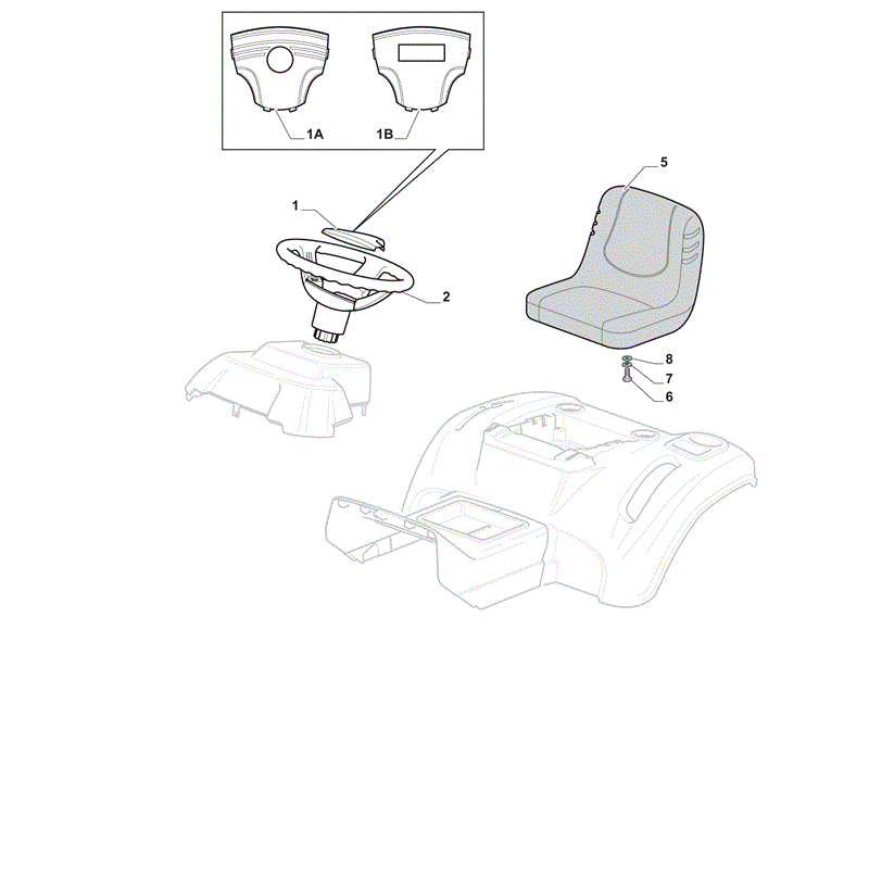 Mountfield 1430 Lawn Tractor (2012) Parts Diagram, Page 14