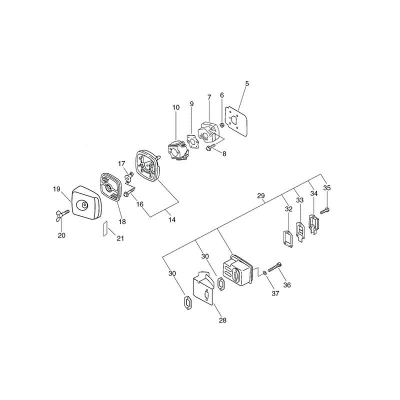 Echo HCR-1500SI hedgetrimmer (HCR1500SI) Parts Diagram, Page 4