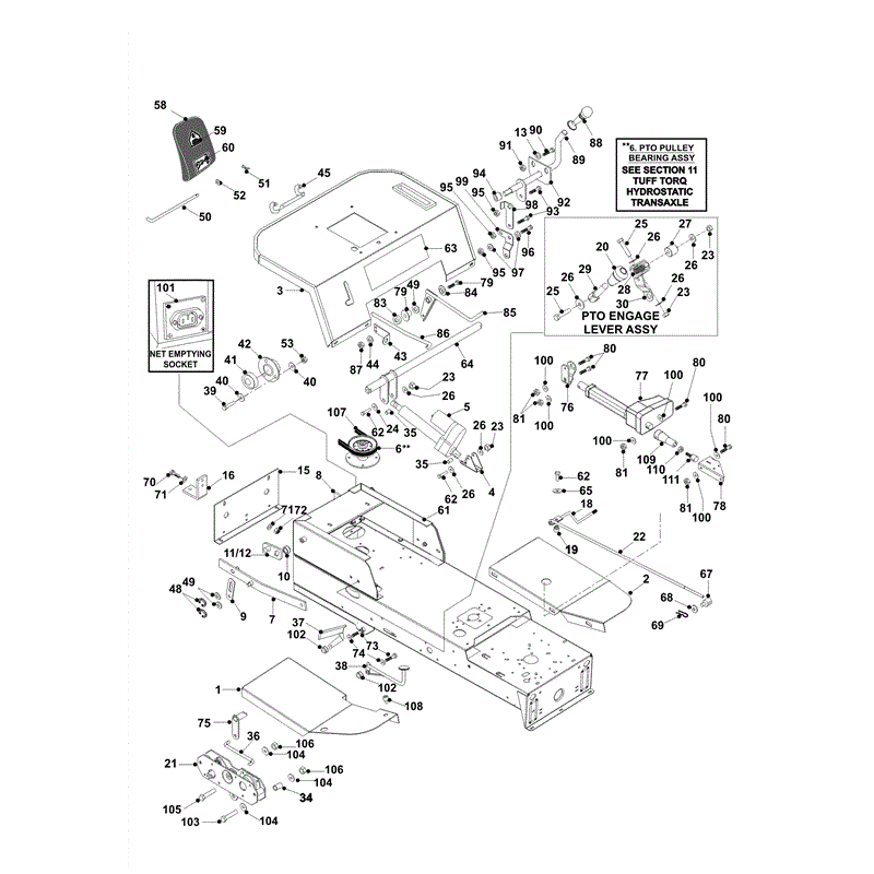 Countax K Series K1850 Lawn Tractor 2006 (2006) Parts Diagram, Page 7