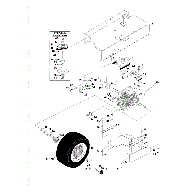 Countax K Series K1850 Lawn Tractor 2006 (2006) Parts Diagram, Page 9