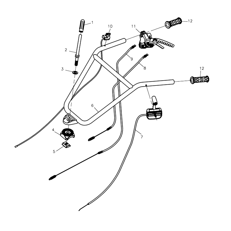 Bertolini 195 (K800 H - SN TA32) (195 (K800 H - SN TA32)) Parts Diagram, Handlebar