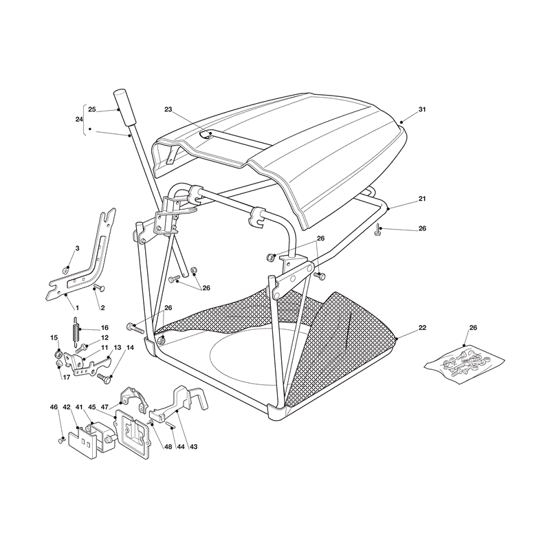 Mountfield T35M (Series 7500-WM14 OHV) (2010) Parts Diagram, Page 10