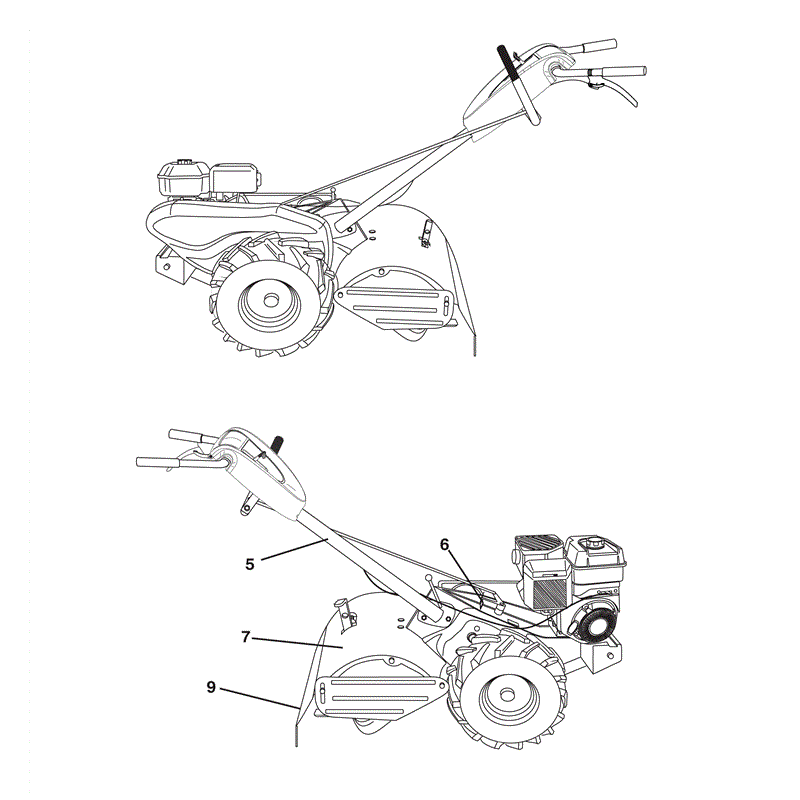 McCulloch MRT6 (96091002108 (2014)) Parts Diagram, Page 7