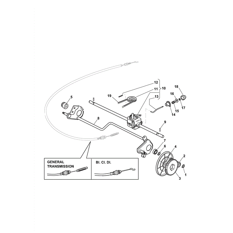 Castel / Twincut / Lawnking XA52MBS (2011) Parts Diagram, Page 3