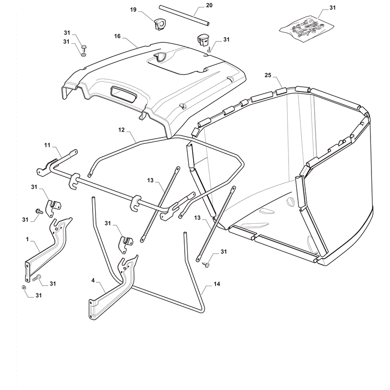 Mountfield T30M (Series 7500-432cc OHV) (2012) Parts Diagram, Page 11