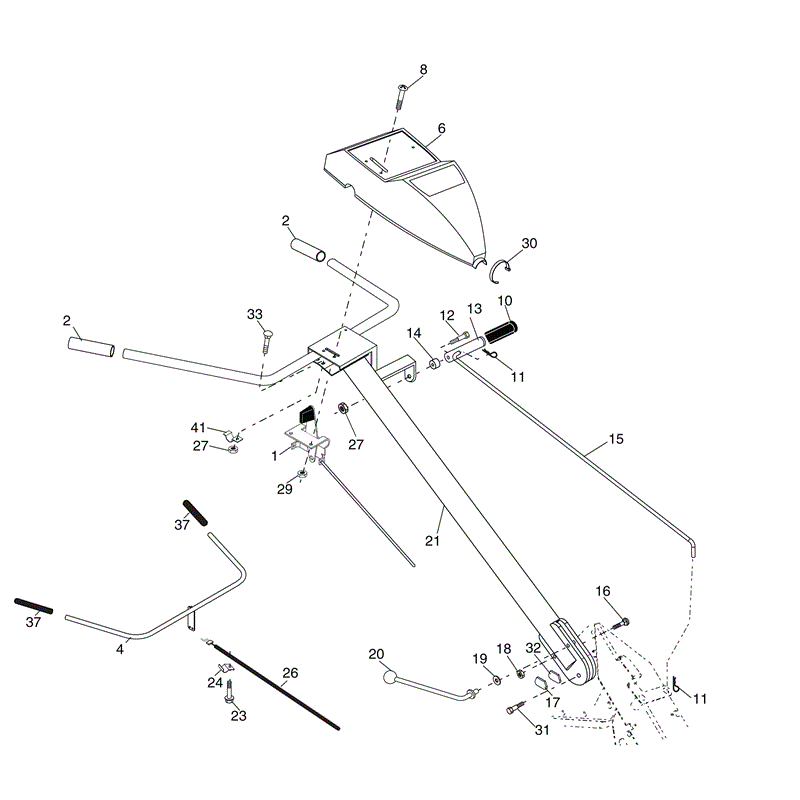 Husqvarna  CRT81 (2007) Parts Diagram, Page 1