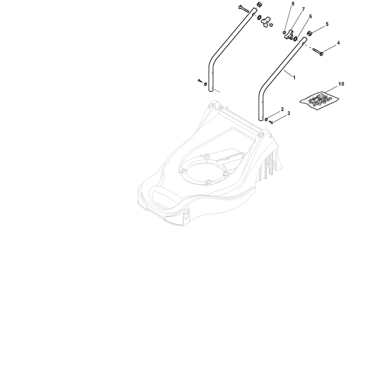 ATCO (New From 2012) QUATTRO 15S  (2013) (2013) Parts Diagram, Handle, Lower Part