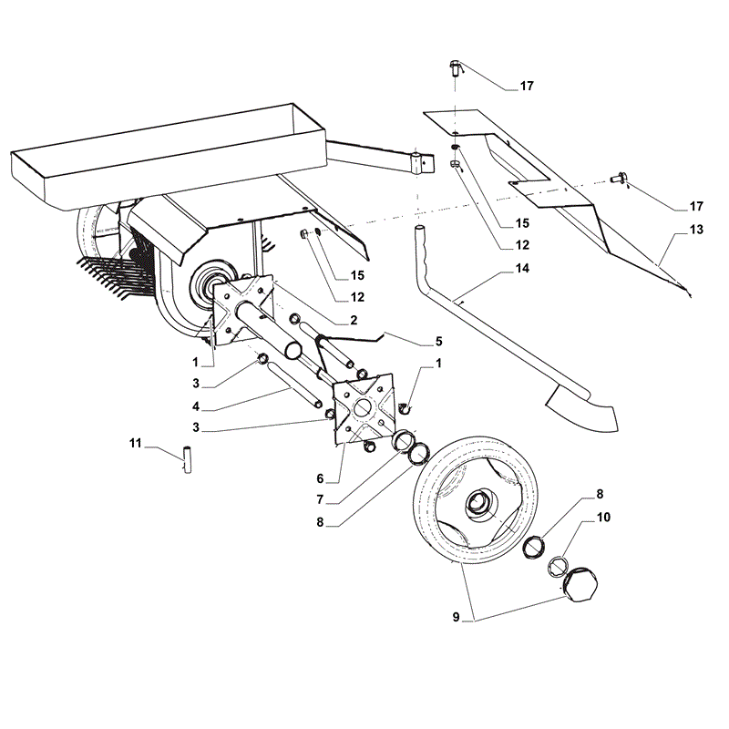 Mountfield Manor 360G (2010) Parts Diagram, Page 2
