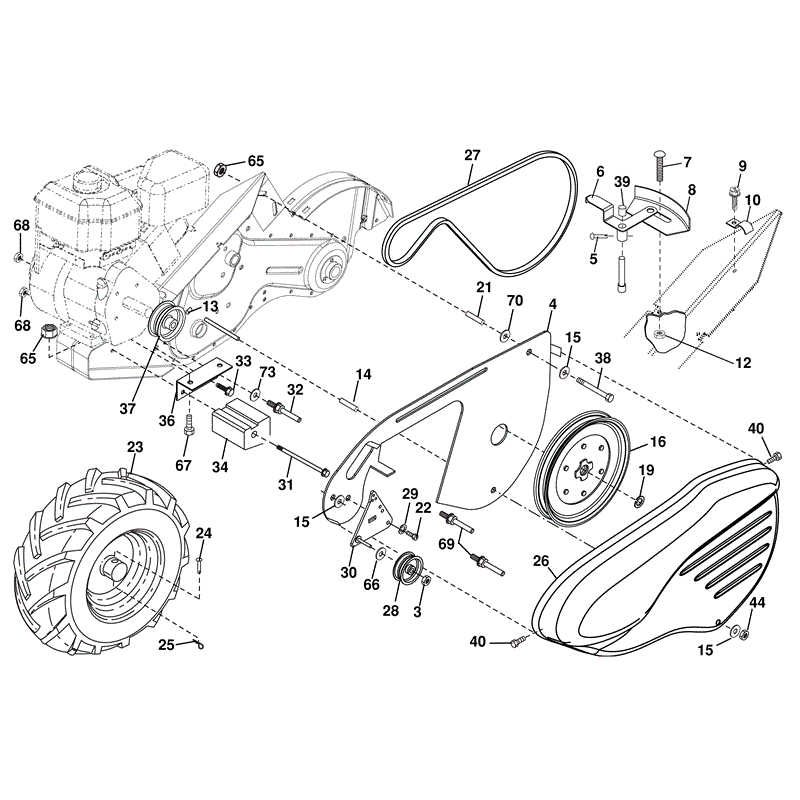 McCulloch MRT6 (96091002108 (2014)) Parts Diagram, Page 2