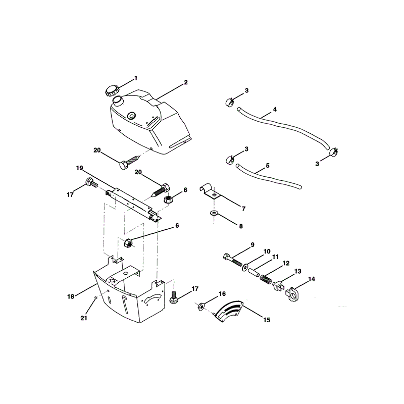 Husqvarna LT100 Tractor  (0000) Parts Diagram, Page 4