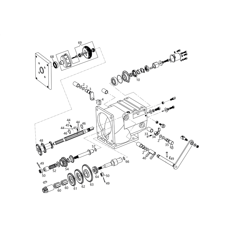 Bertolini 218 (K900 HR) - EURO5 (218 (K900 HR) - EURO5) Parts Diagram, Unit (Gear)