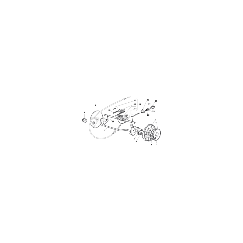 Mountfield 5310PD-SILENT   Petrol Rotary Mower (291572043-M09 [2009]) Parts Diagram, Transmission
