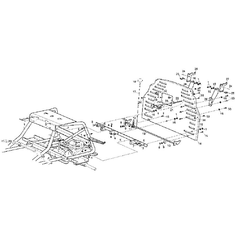 Hayter RS17/102H (17/40) (149C001001-149C099999) Parts Diagram, Grassbag Mounting