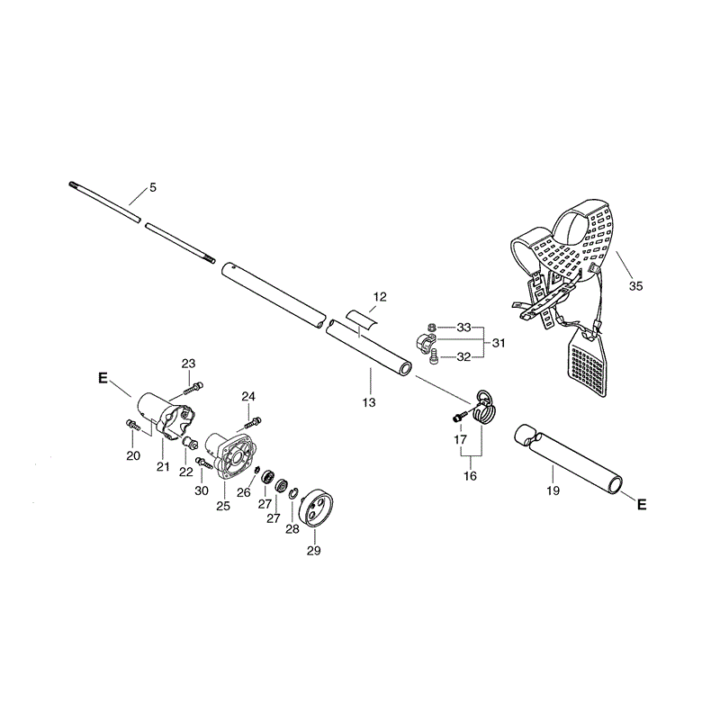 Echo CLS-5000 Brushcutter (CLS5000) Parts Diagram, Page 5