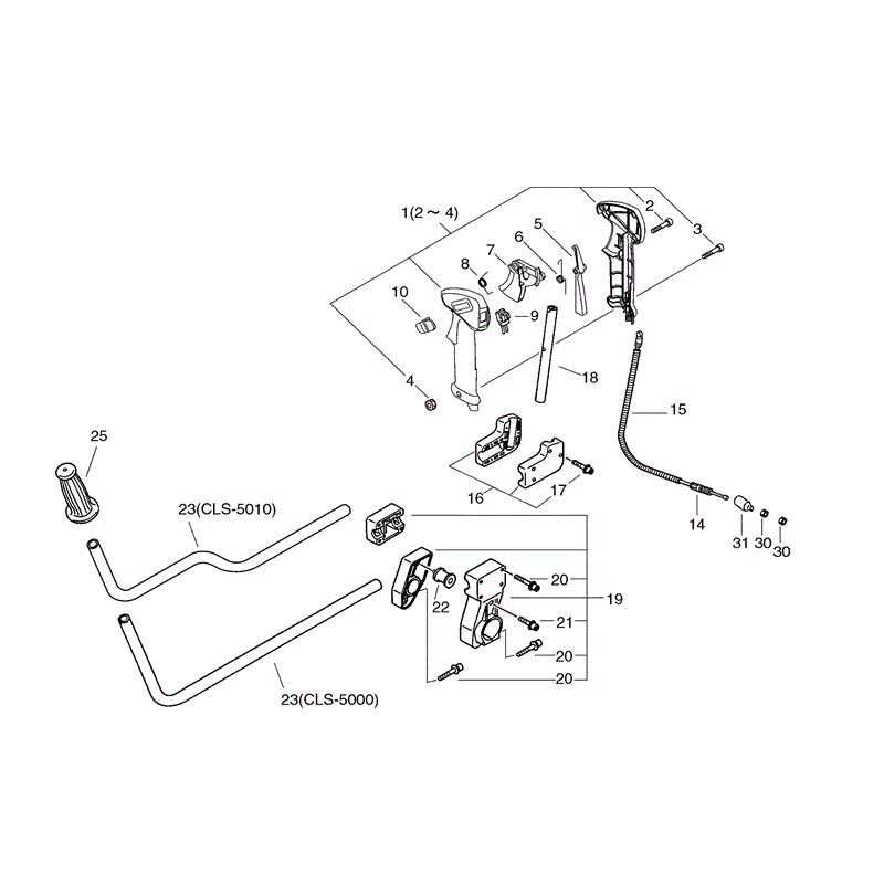 Echo CLS-5000 Brushcutter (CLS5000) Parts Diagram, Page 6
