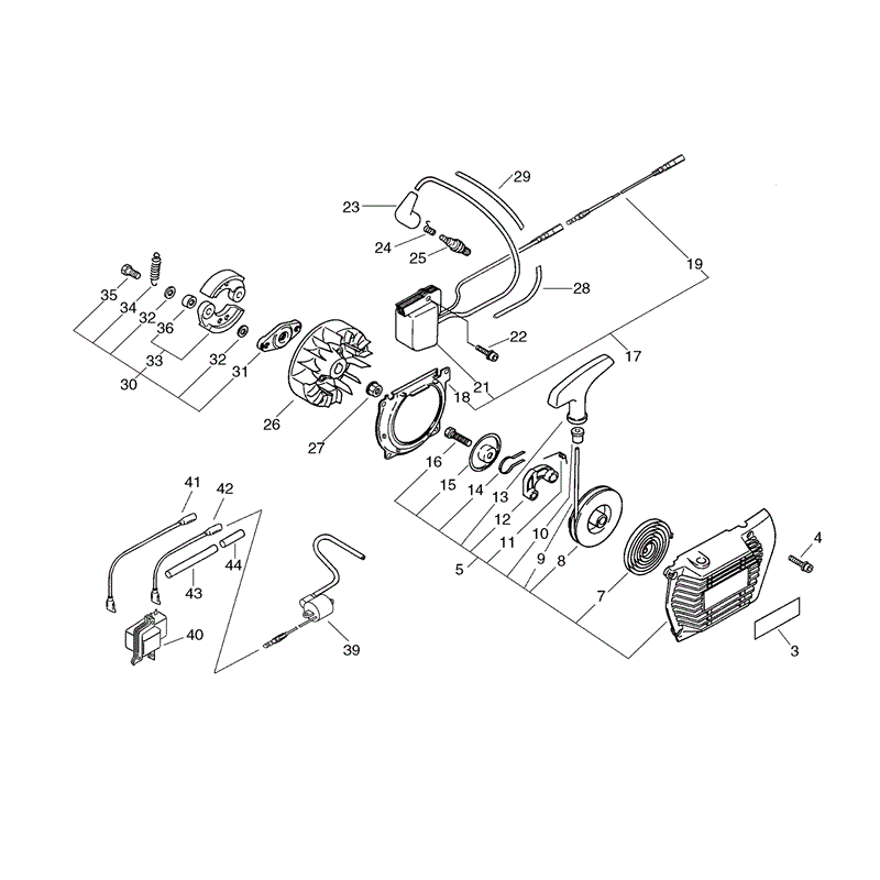 Echo CLS-5810 Brushcutter (CLS5810) Parts Diagram, Page 2
