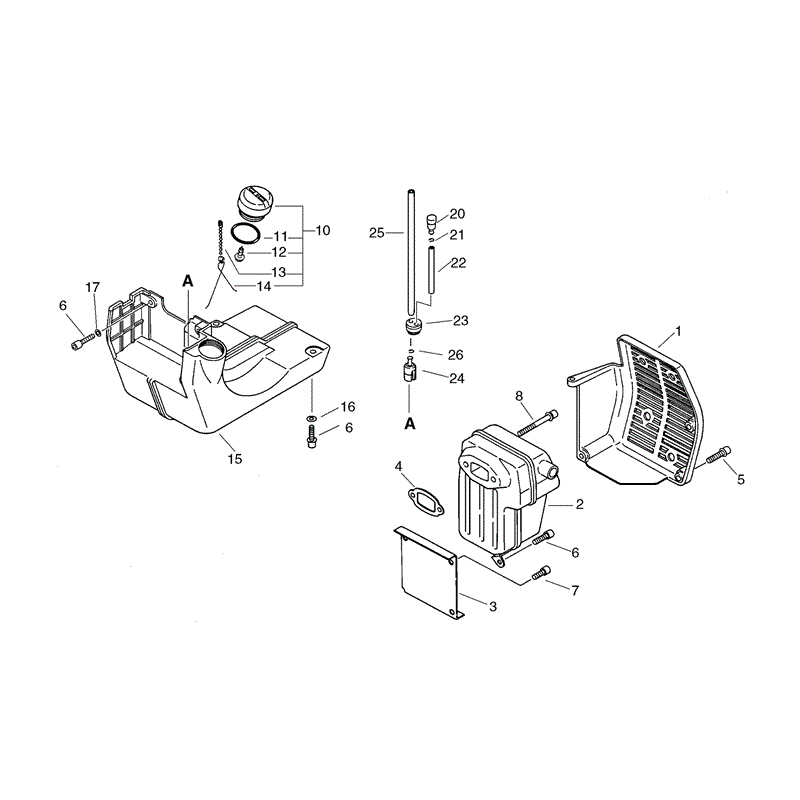 Echo CLS-5810 Brushcutter (CLS5810) Parts Diagram, Page 4