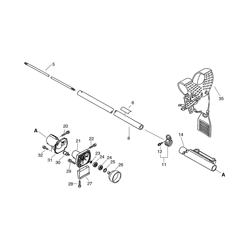 Echo CLS-5810 Brushcutter (CLS5810) Parts Diagram, Page 5