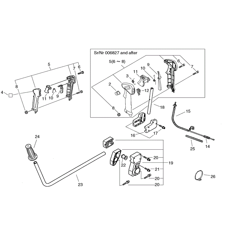 Echo CLS-5810 Brushcutter (CLS5810) Parts Diagram, Page 6