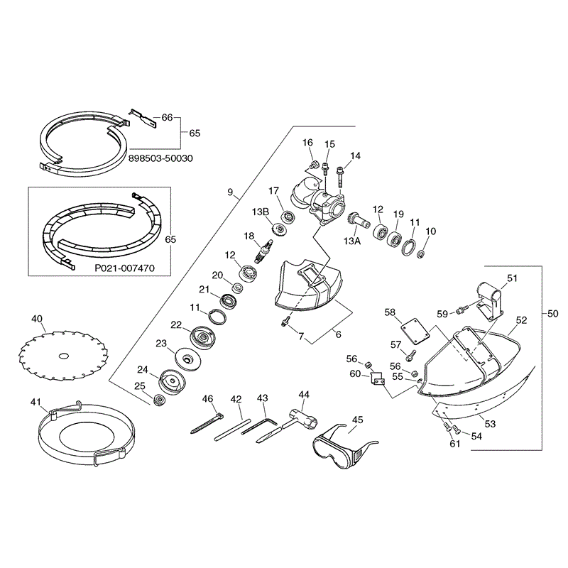 Echo CLS-5810 Brushcutter (CLS5810) Parts Diagram, Page 7