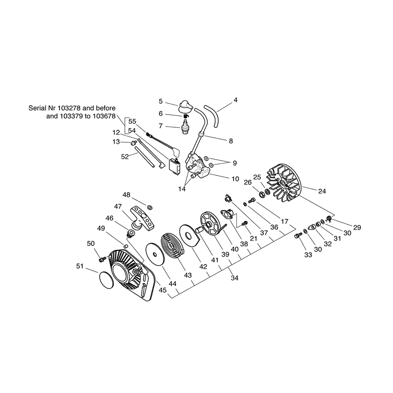 Echo CS-1200VL Chainsaw (CS1200VL) Parts Diagram, Page 4