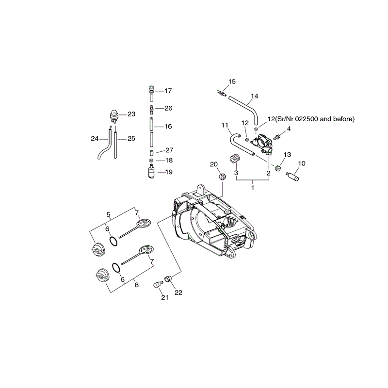 Echo CS-2600 Chainsaw (CS2600) Parts Diagram, Page 4