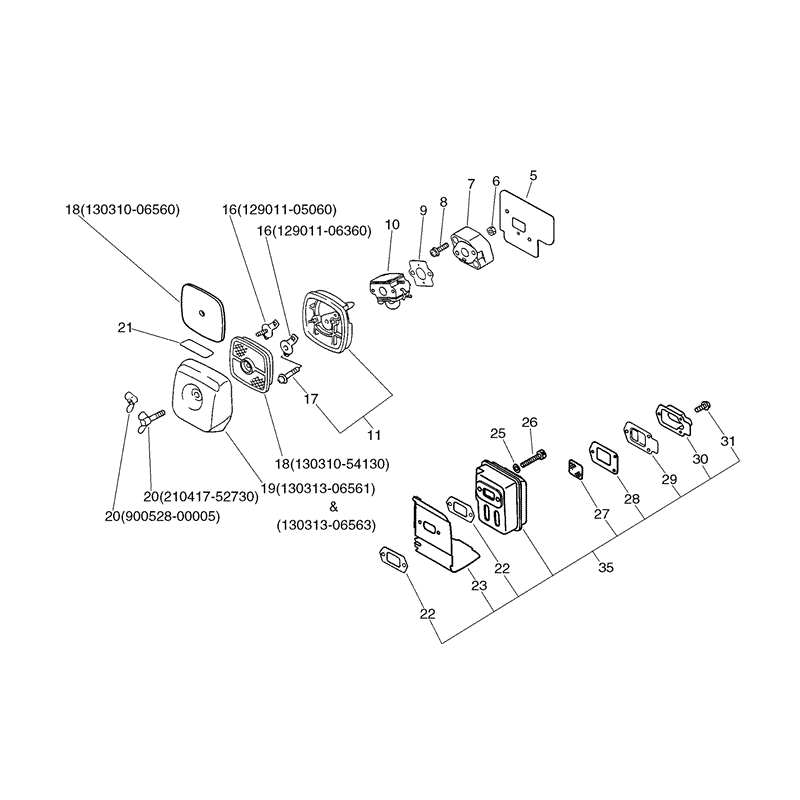 Echo ES1000 (ES1000) Parts Diagram, Page 3