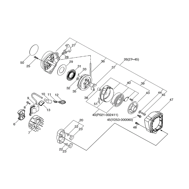 Echo GT2150 (GT2150) Parts Diagram, Page 2
