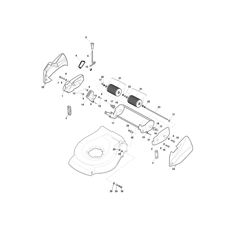 ATCO (New From 2012) LINER 18  (2012) (2012) Parts Diagram, Ass.Y Roller