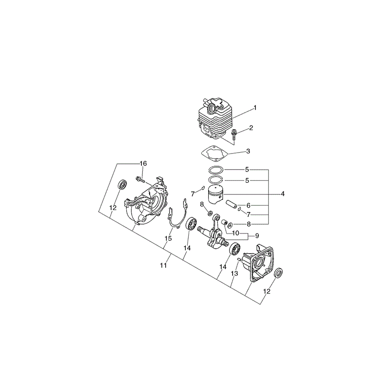 Echo PB-2455 (PB-2455) Parts Diagram, Page 1