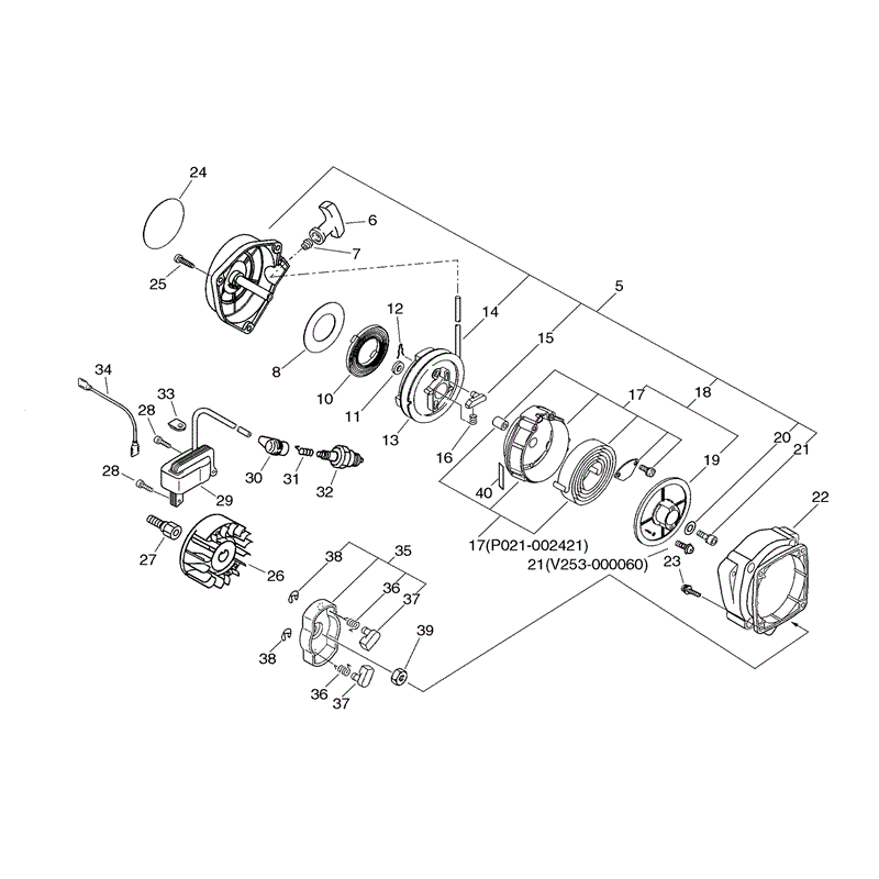 Echo PB-260LS (PB-260LS) Parts Diagram, Page 2