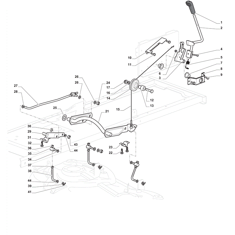 Mountfield 1430 Lawn Tractor (2012) Parts Diagram, Page 7