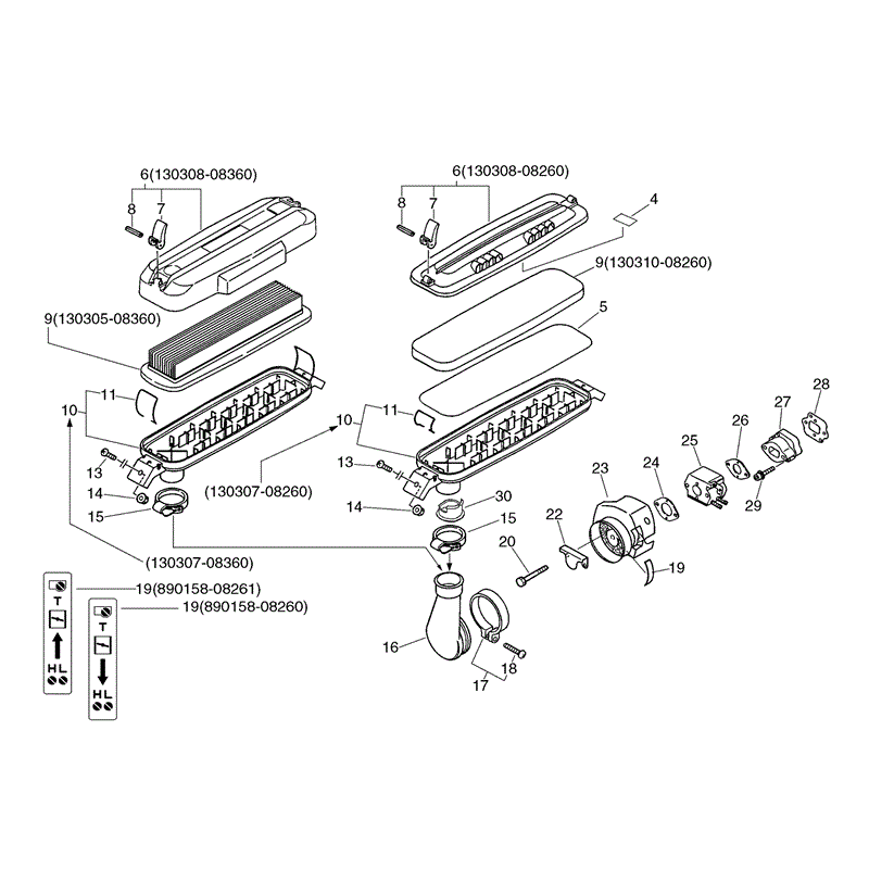 Echo PB-4600 (PB-4600) Parts Diagram, Page 3