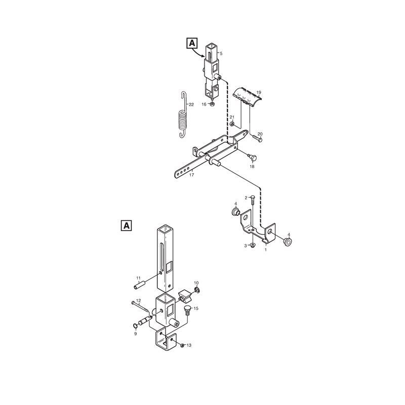 Stiga VILLA ROYAL (13-2724-11 [2001]) Parts Diagram, Pedal Lift_0