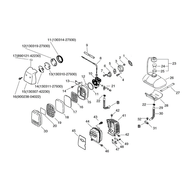 Echo RM-385 (RM-385) Parts Diagram, Page 3