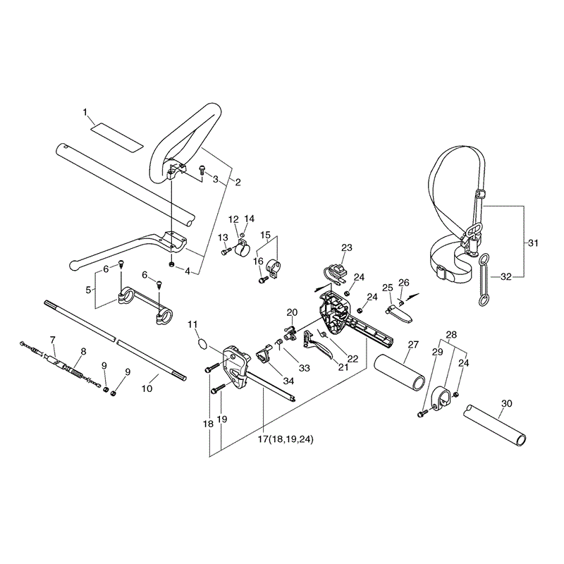 Echo SRM-2015 (SRM-2015) Parts Diagram, Page 11