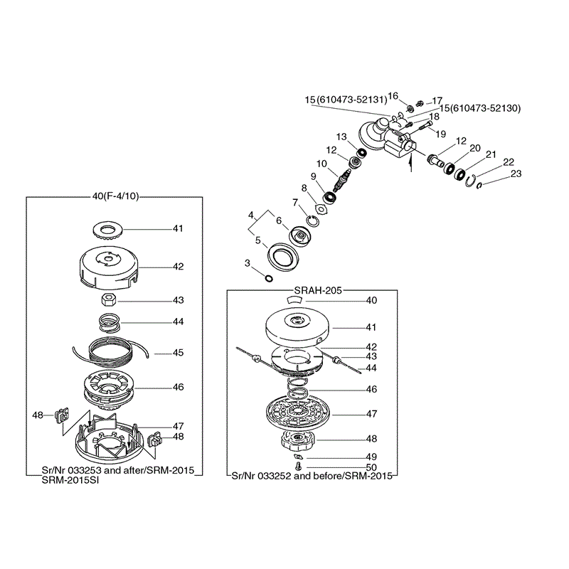 Echo SRM-2015 (SRM-2015) Parts Diagram, Page 12
