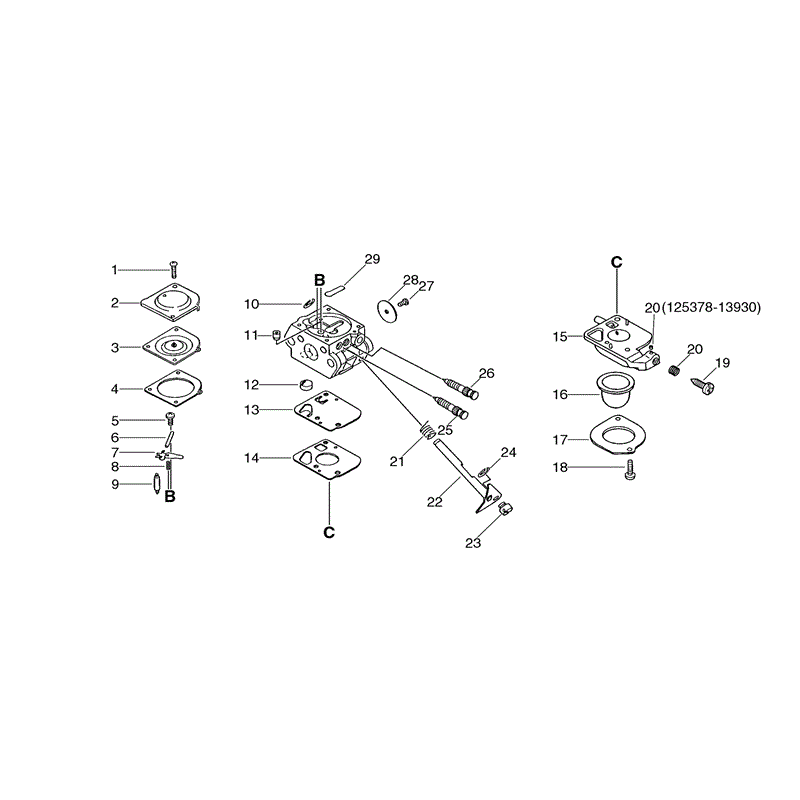 Echo SRM-2015 (SRM-2015) Parts Diagram, Page 13